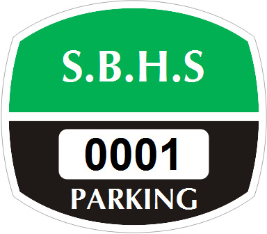 High School Window Decal 1.75