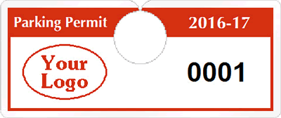 All Horizontal Hanging Parking Permits
