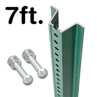 Standard U-Channel Sign Post - 7' tall