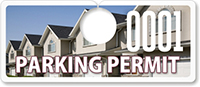 PhotoTag™ Mirror Parking Permits (non-blocking)