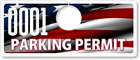 PhotoTag™ Mirror Parking Permits (non-blocking)