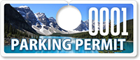 PhotoTag™ Mirror Parking Permits (non-blocking)