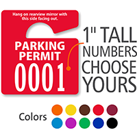 ToughTag™ Small Rearview Mirror Hang Tag