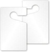 Blank ValueTag™. Do-it-Yourself Hanging Parking Permits Tags