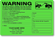 You are Illegally Parked Stickers