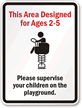 Playground Rules Safety Sign