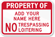 Custom Property Of Sign