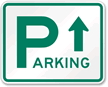 Parking Sign (arrow pointing up)