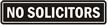 No Solicitors Label
