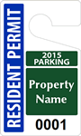 Plastic ToughTags™ for Apartment Parking Permits