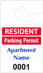 Plastic ToughTags™ for Apartment Parking Permits