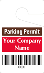 Plastic ToughTags™ for Bar-Coded Parking Permits