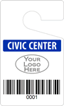 Plastic ToughTags™ for Bar-Coded Parking Permits