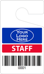 Plastic ToughTags™ for Bar-Coded Parking Permits