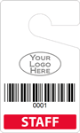Plastic ToughTags™ for Bar-Coded Parking Permits