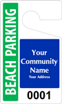 Plastic ToughTags™ for Beach Parking Permits