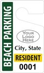 Plastic ToughTags™ for Beach Parking Permits