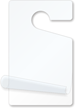 Front And Back Blank Plastic Parking Permits