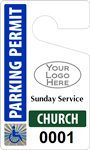 Plastic ToughTags™ for Church Parking Permits