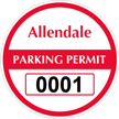 Parking Labels - Design CR4