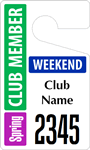 ToughTag™ for Club / Resort Parking Permits