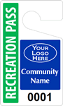 Plastic ToughTags™ for Community Parking Permits