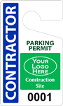 Plastic ToughTags™ for Contractor Parking Permits