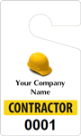 Plastic ToughTags™ for Contractor Parking Permits