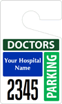 Plastic ToughTags™ for Doctors Parking Permits