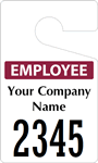 Plastic ToughTags™ for Employee Parking Permits