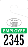 Plastic ToughTags™ for Employee Parking Permits
