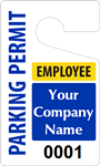 Plastic ToughTags™ for Employee Parking Permits
