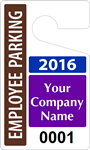 Plastic ToughTags™ for Employee Parking Permits