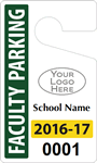 Plastic ToughTags™ for Faculty Parking Permits