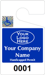 Plastic ToughTags™ for Handicapped Parking Permits