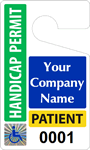 Plastic ToughTags™ for Handicapped Parking Permits
