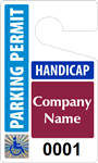 Plastic ToughTags™ for Handicapped Parking Permits