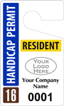 Plastic ToughTags™ for Handicapped Parking Permits