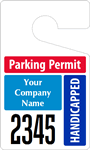 Plastic ToughTags™ for Handicapped Parking Permits