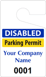 Plastic ToughTags™ for Handicapped Parking Permits