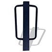 Heavy Steel Post Driver for Sign Posts (Square)