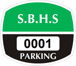 High School Window Decal 1.75 in. x 2 in.
