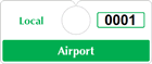 Plastic ToughTags™ Parking Permits, Horizontal