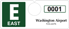 Plastic ToughTags™ Parking Permits, Horizontal