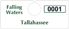 Plastic ToughTags™ Parking Permits, Horizontal