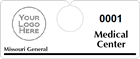 Plastic ToughTags™ Parking Permits, Horizontal