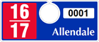 Plastic ToughTags™ Parking Permit Horizontal Template