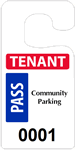 Plastic ToughTags™ Parking Permits, Jumbo