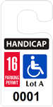 Plastic ToughTags™ Parking Permits, Jumbo