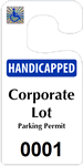Plastic ToughTags™ Parking Permits, Jumbo